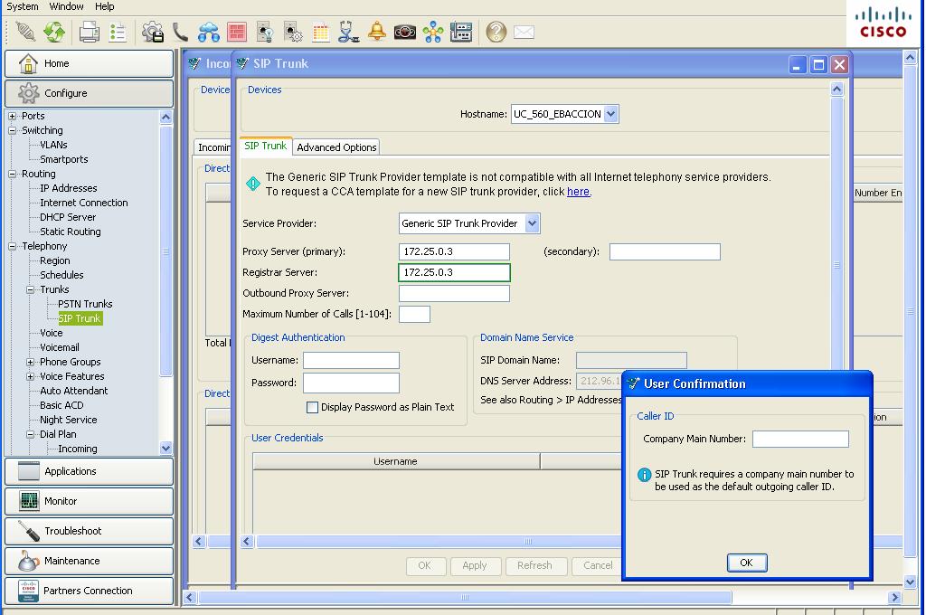 Solved SIP Trunk Not Registered Cisco Community   73195 UC 560.JPG