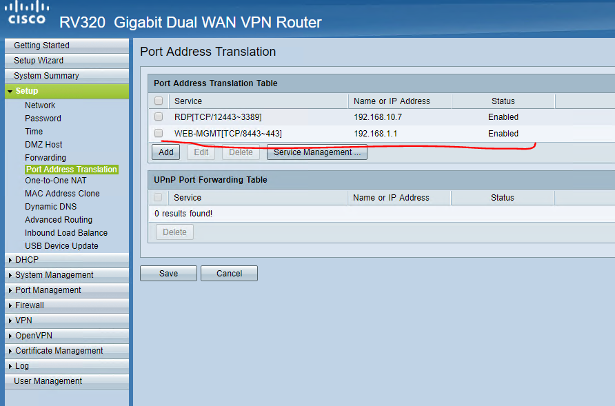 Rv320 Remote Management Forbidden Cisco Community