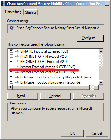 cisco downloading initial application stuck