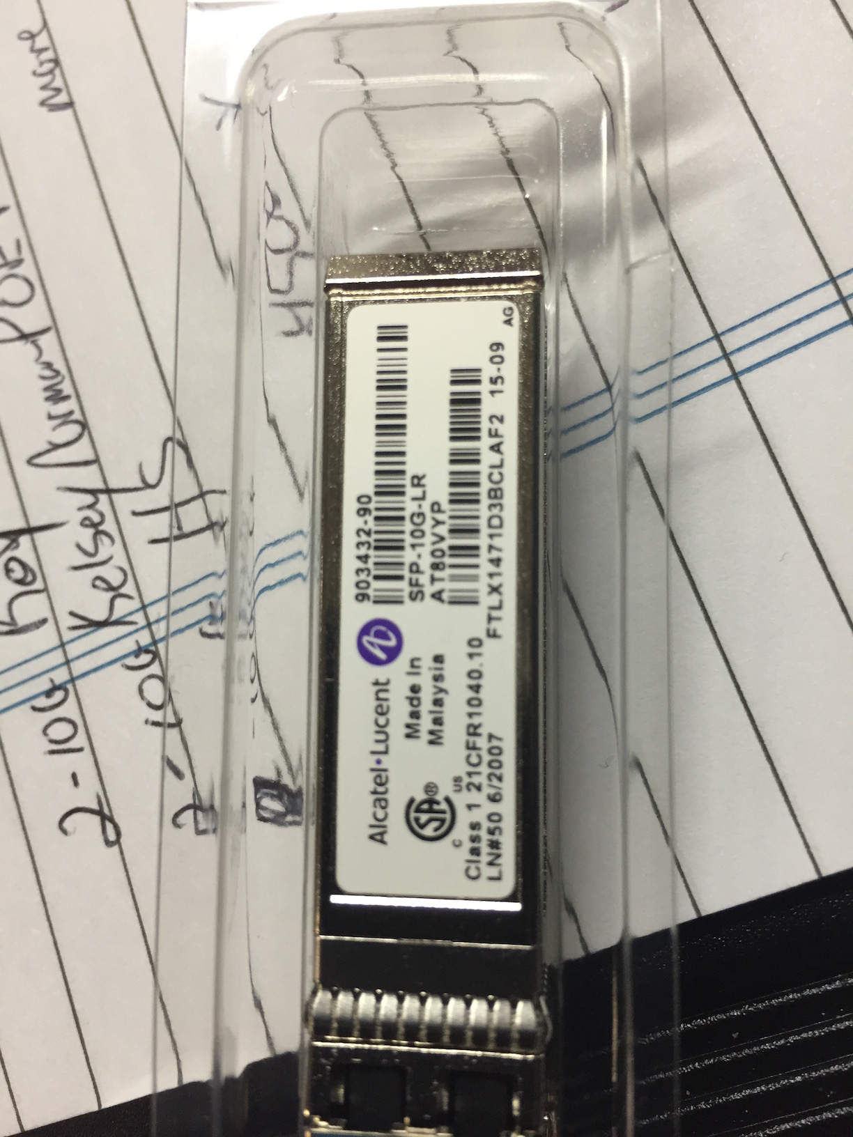 Alcatel-Lucent SFP-10G-SR and LR module compatibility with Cisco