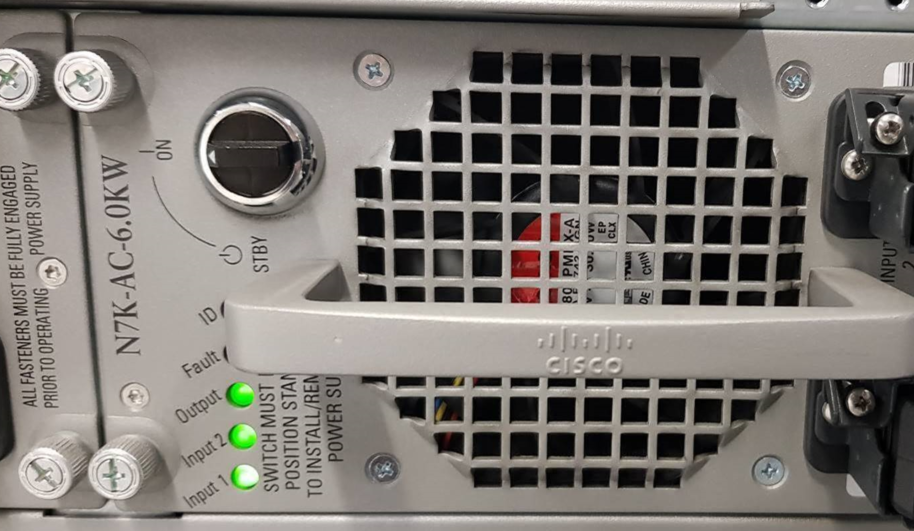 Cisco Nexus 7009 external power supply fan does not rotate but air is  detected - Cisco Community