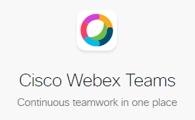 Cisco webex teams application