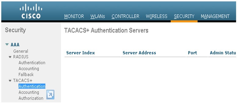 Cisco Wlc And Acs 5 X Tacacs Configuration Example For Web