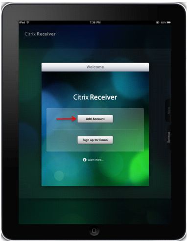 citrix receiver display