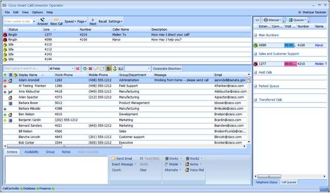 smart callconnector operator