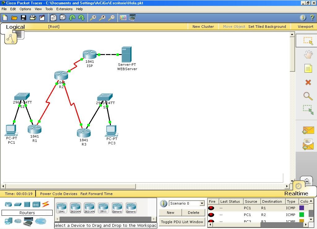 cisco packet tracer student commands