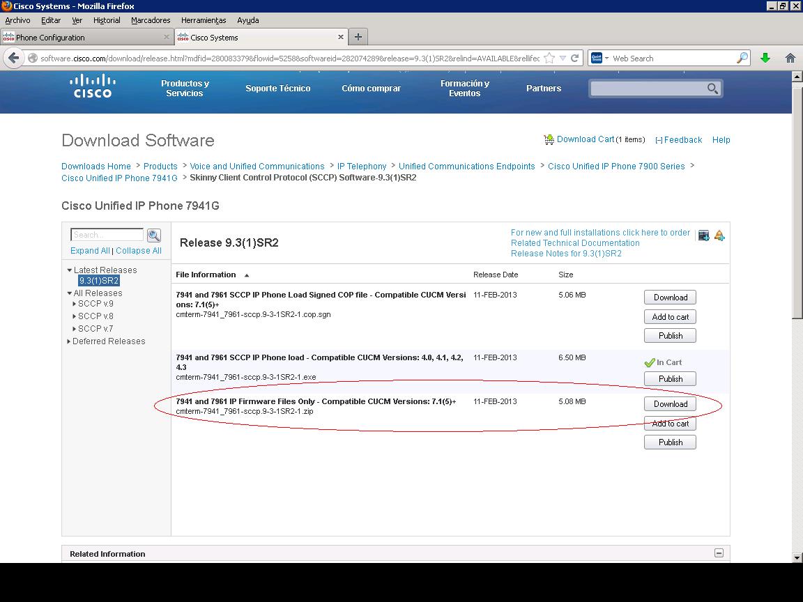 Upgrade / Downgrade firmware of specific IP Phone - Cisco Community