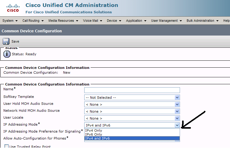 Настройка ipv6 на коммутаторе cisco