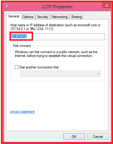 Private Internet Access via L2TP IPSEC Cisco IOS Client