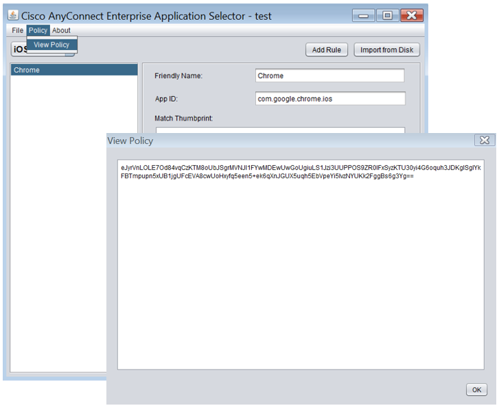 Enterprise Application Selector