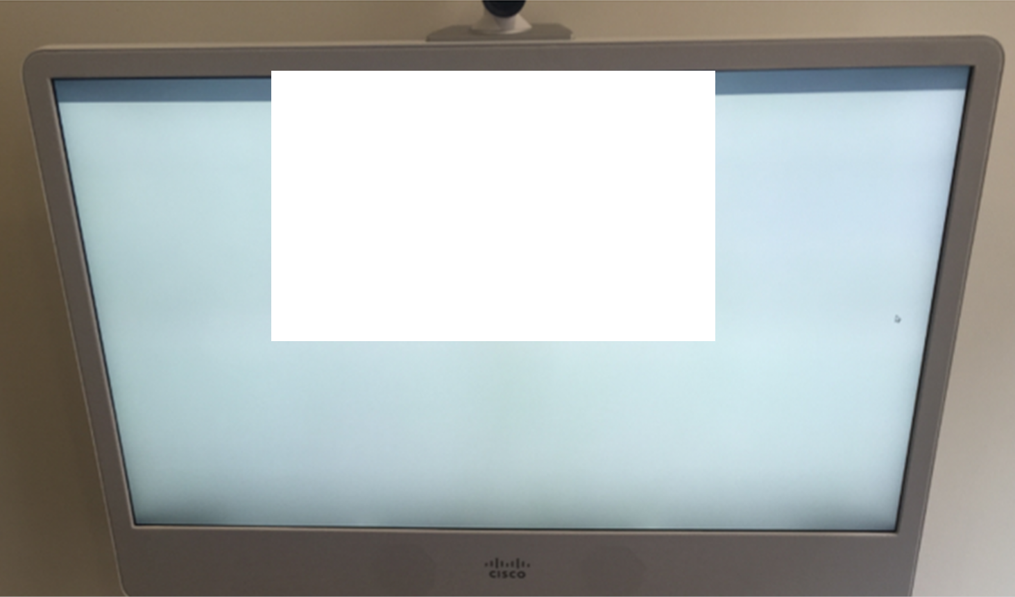 lower end of display  has grey or dark shadows