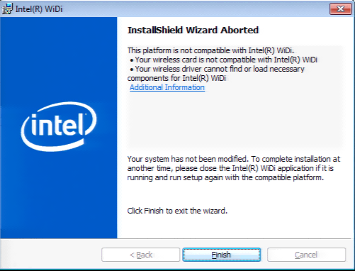 Cisco NAM impact to Intel WiDi application on Windows 7 clients - Cisco  Community