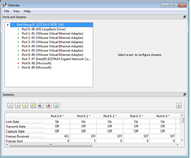 ostinato network traffic generator