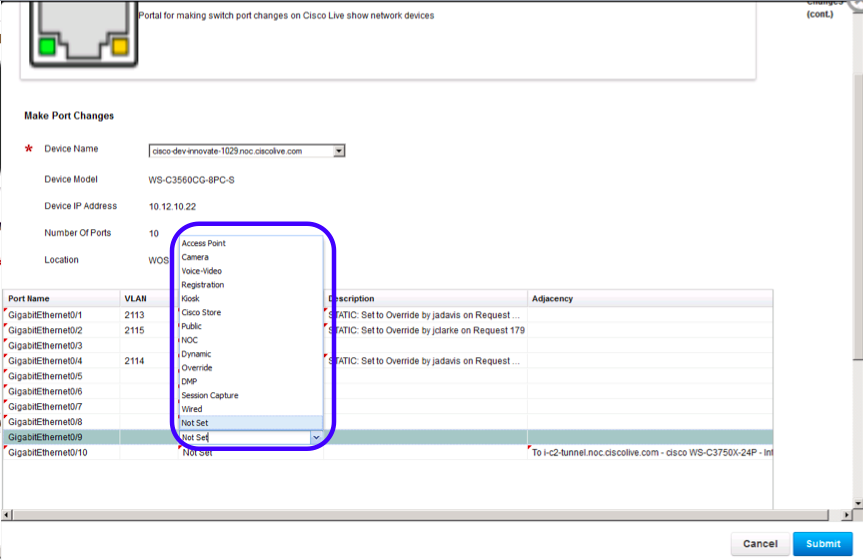 Port Change Tool