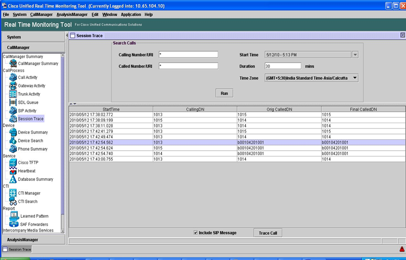 cisco real time monitoring tool 8.91