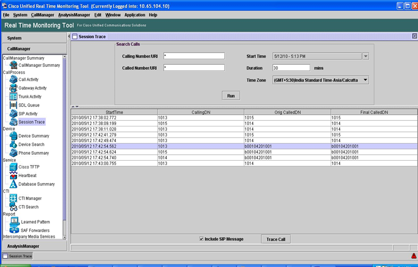 Taking SIP Call Trace on Cisco Unified CM using RTMT Cisco Community