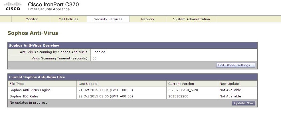 update sophos antivirus mac