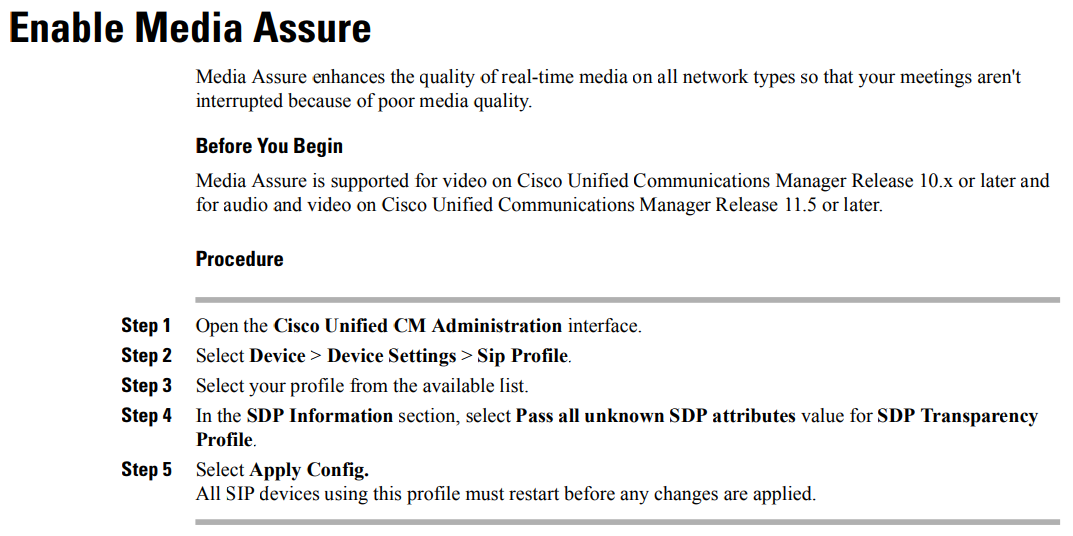 Cisco Jabber Audio Quality Poor - Enable media Assure - Cisco Community