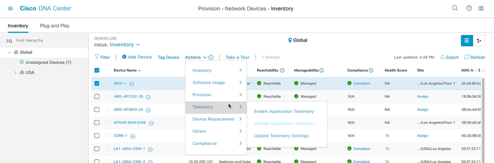 ENABLE APP TELEMTRY ON 9800 after Prov.png ENABLE APP TELEMTRY ON 9800 after Prov.png
