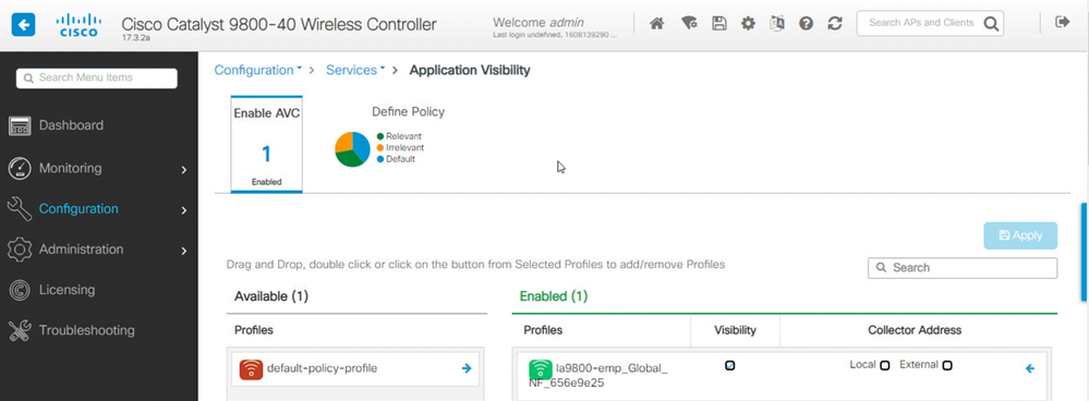App VIs configured for WLAN Profile in 9800.png App VIs configured for WLAN Profile in 9800.png