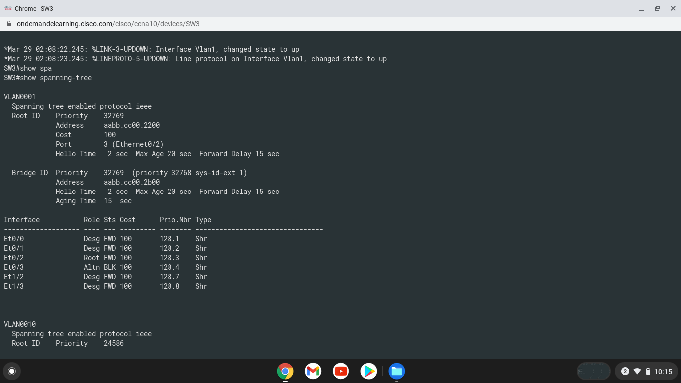 Solved: Cisco Lab: Course ware regarding STP - Cisco Community