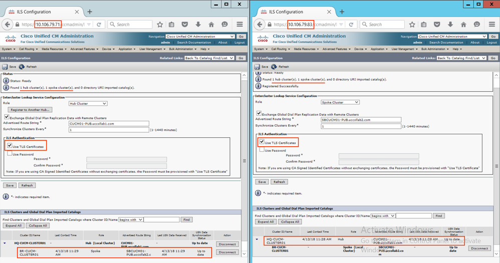 ILS Connection established using TLS Certificates CA Signed.png