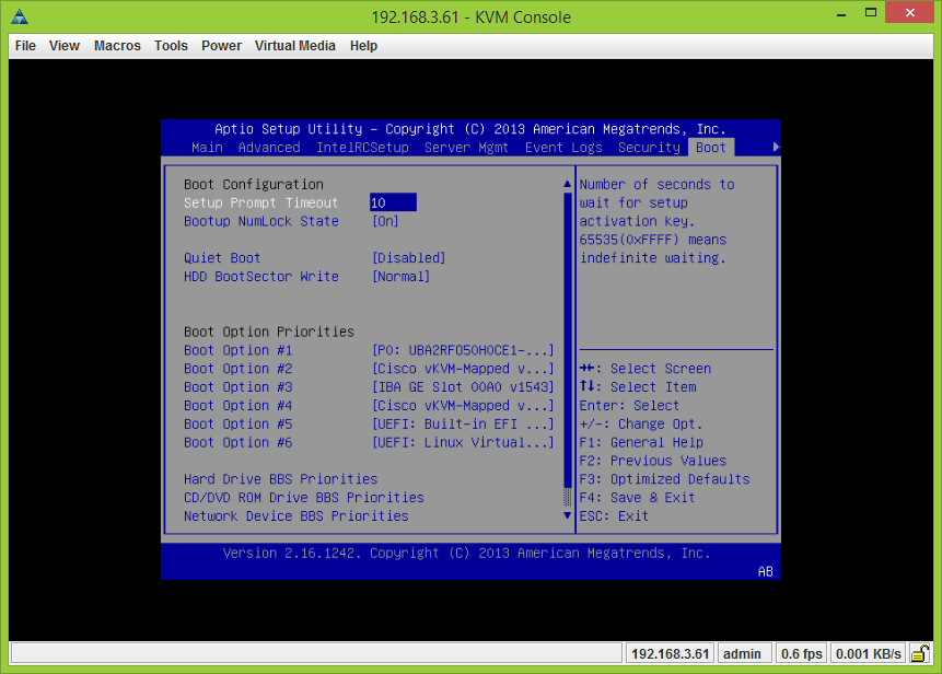 Image 2.3 - BIOS Boot tab