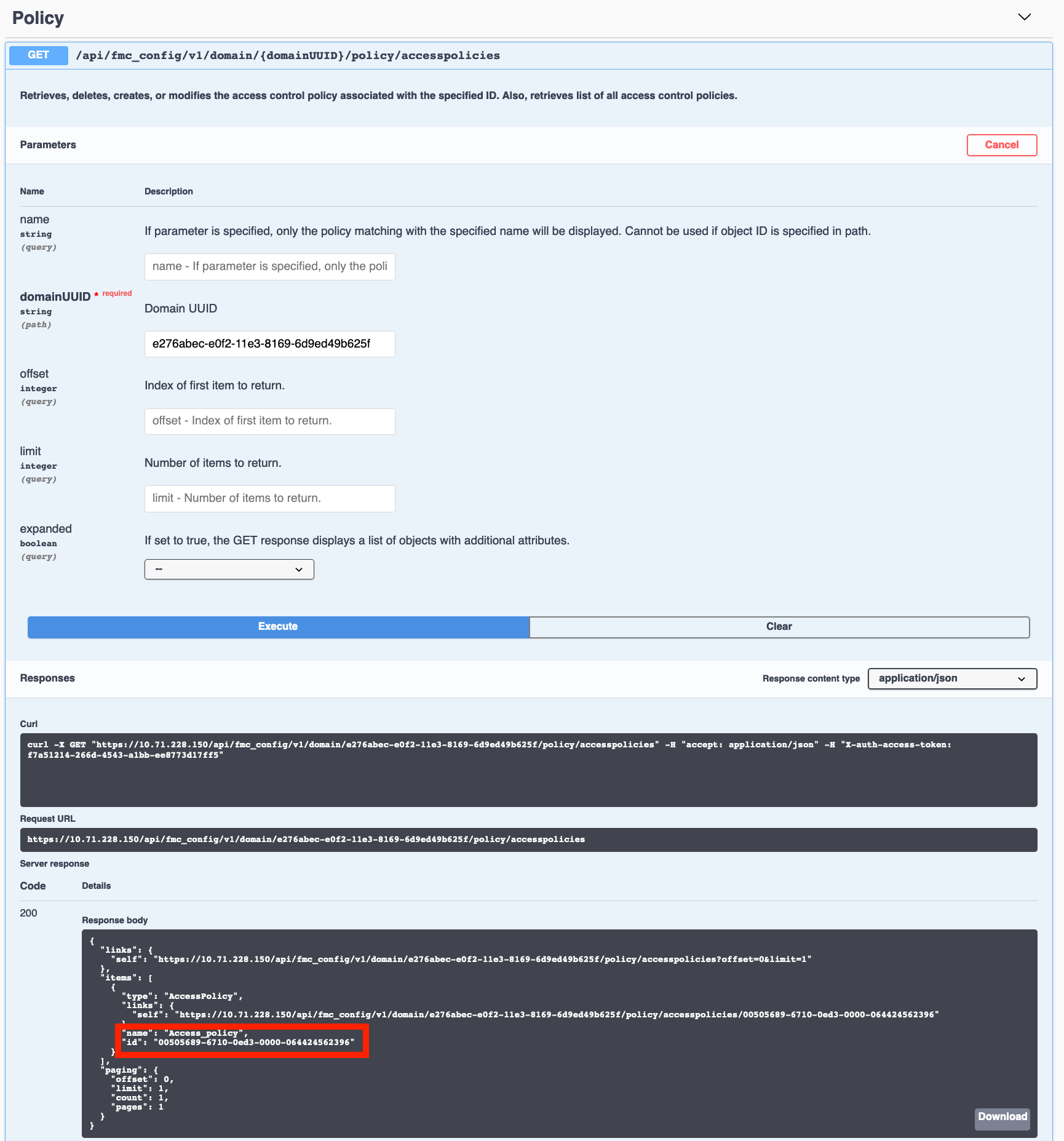 FMC] API Explorer の利用方法のご紹介 - Cisco Community