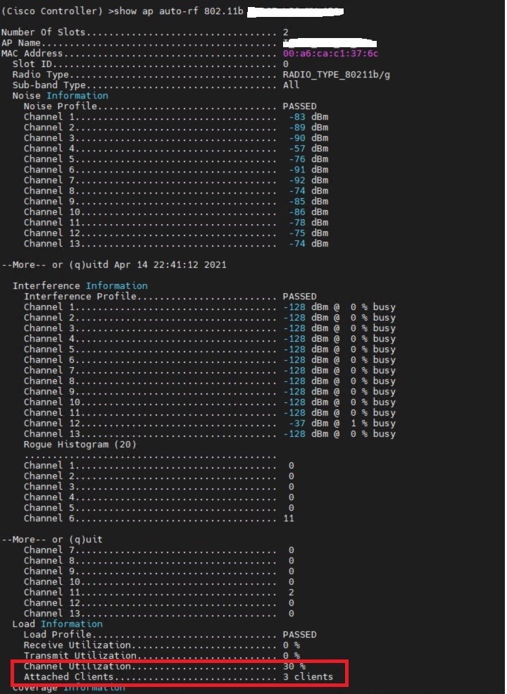 cisco-wlc-5508-cleanair-interference-vs-channel-utilization-cisco