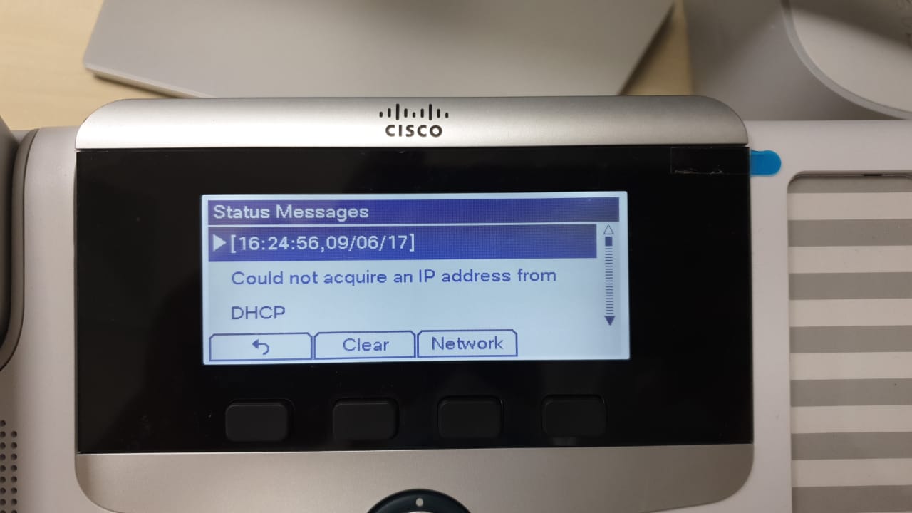 Solved: CUCM 12.5 DHCP TIME OUT - Cisco Community