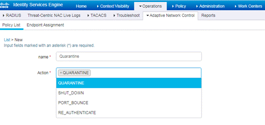 Cisco ISE - ANC policy creation.gif