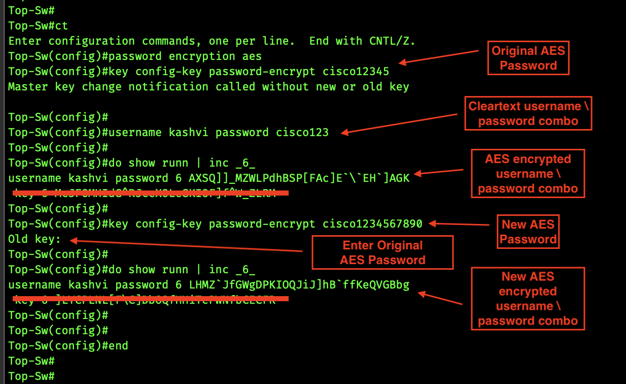 Configuring Type 6 Passwords in IOS XE - Cisco Community