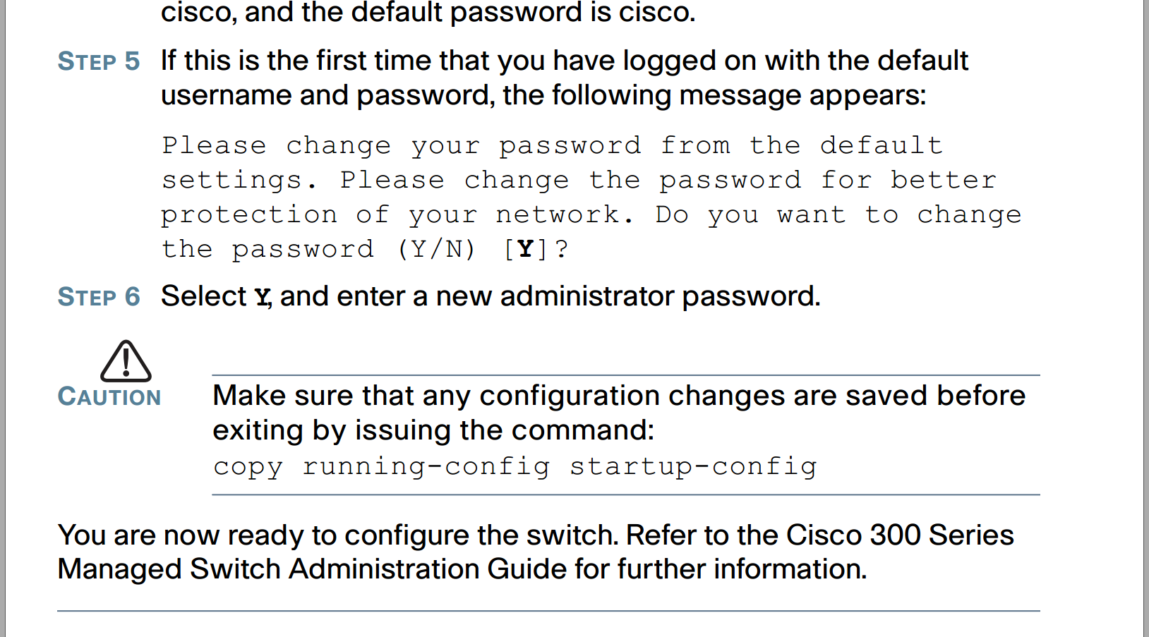 SG300 10 Initial Setup Question Cisco Community