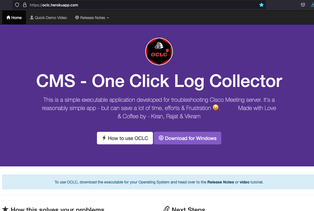 CMS One-Click Log Collector - Cisco Community