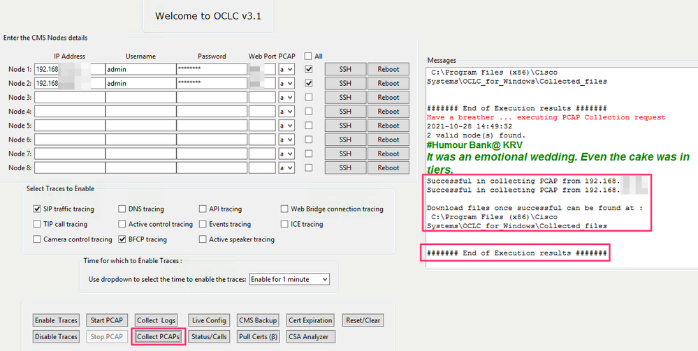 CMS One-Click Log Collector - Cisco Community