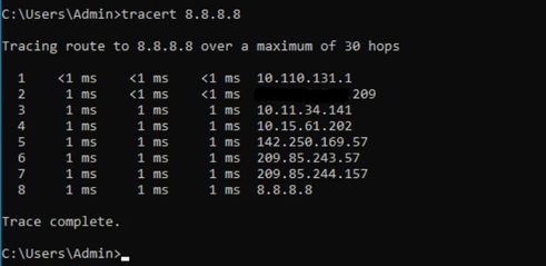 DNS tracert