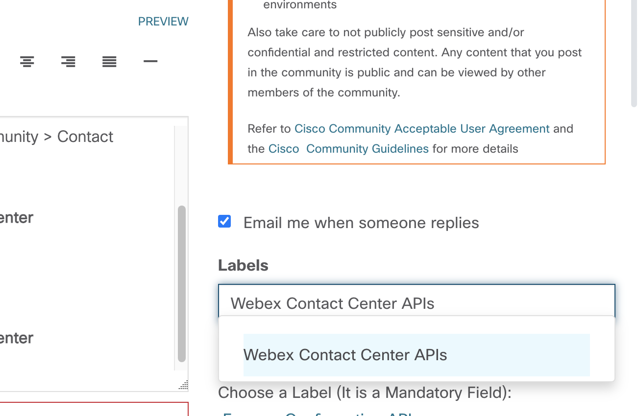 Community Labels – Help Center