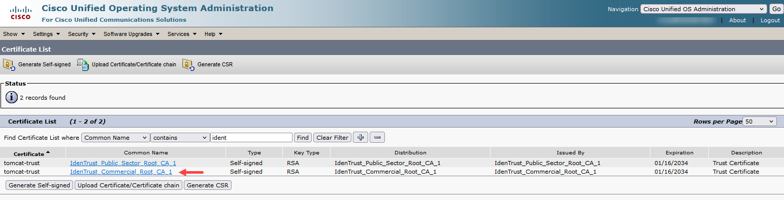 Solved: UCCX Smart Licensing - Certificates for Direct connection ...