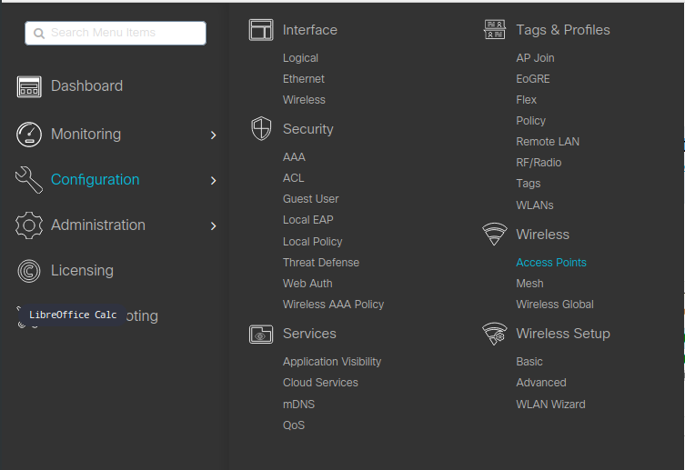 Missing Radio Config