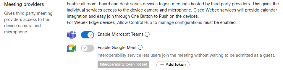 Solved: Join Google Meet calls from a Cisco Webex device - Cisco Community