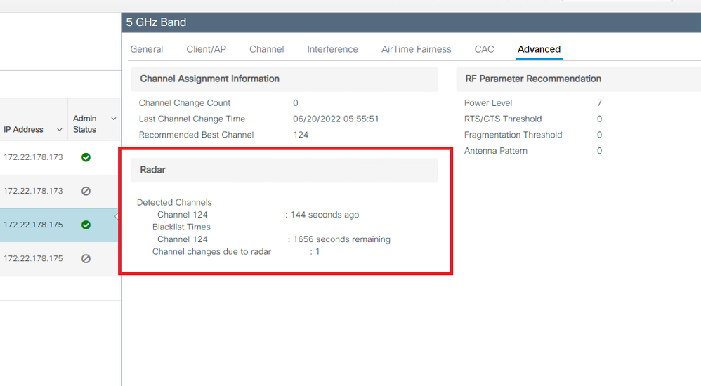 C9800 での DFS の動作例とその対応 - Cisco Community C9800 での DFS の動作例とその対応 - Cisco Community