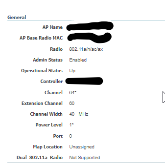 5 Ghz radio on a 9800 WLC