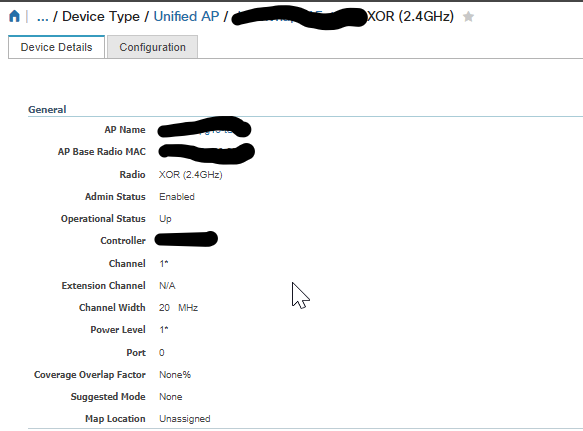 2.4 Ghz radio on a 9800 WLC