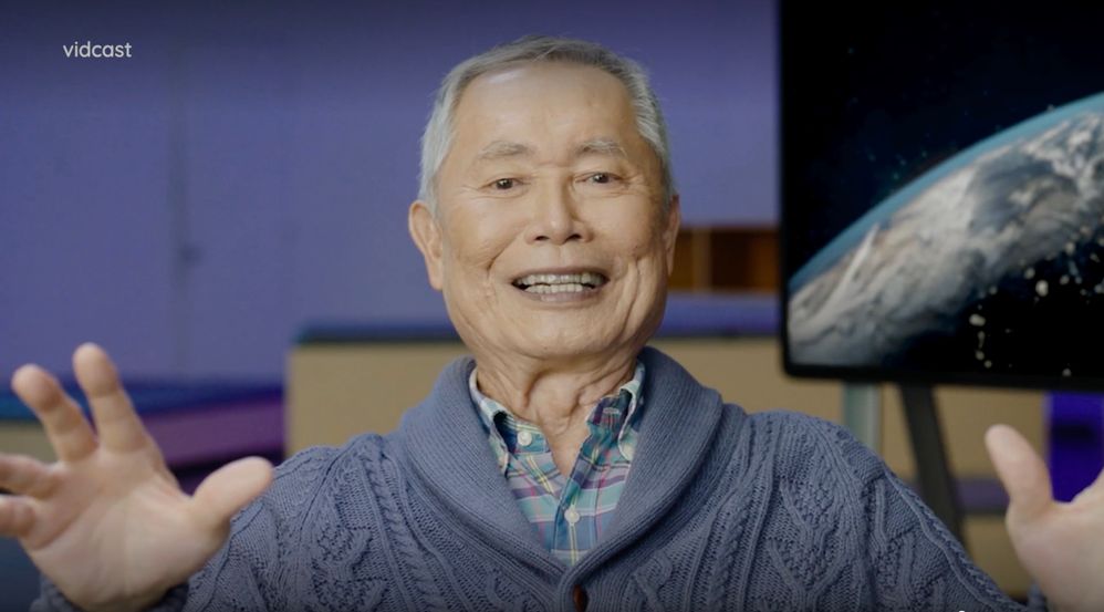 Have your wish for humanity broadcast into space by George Takei!