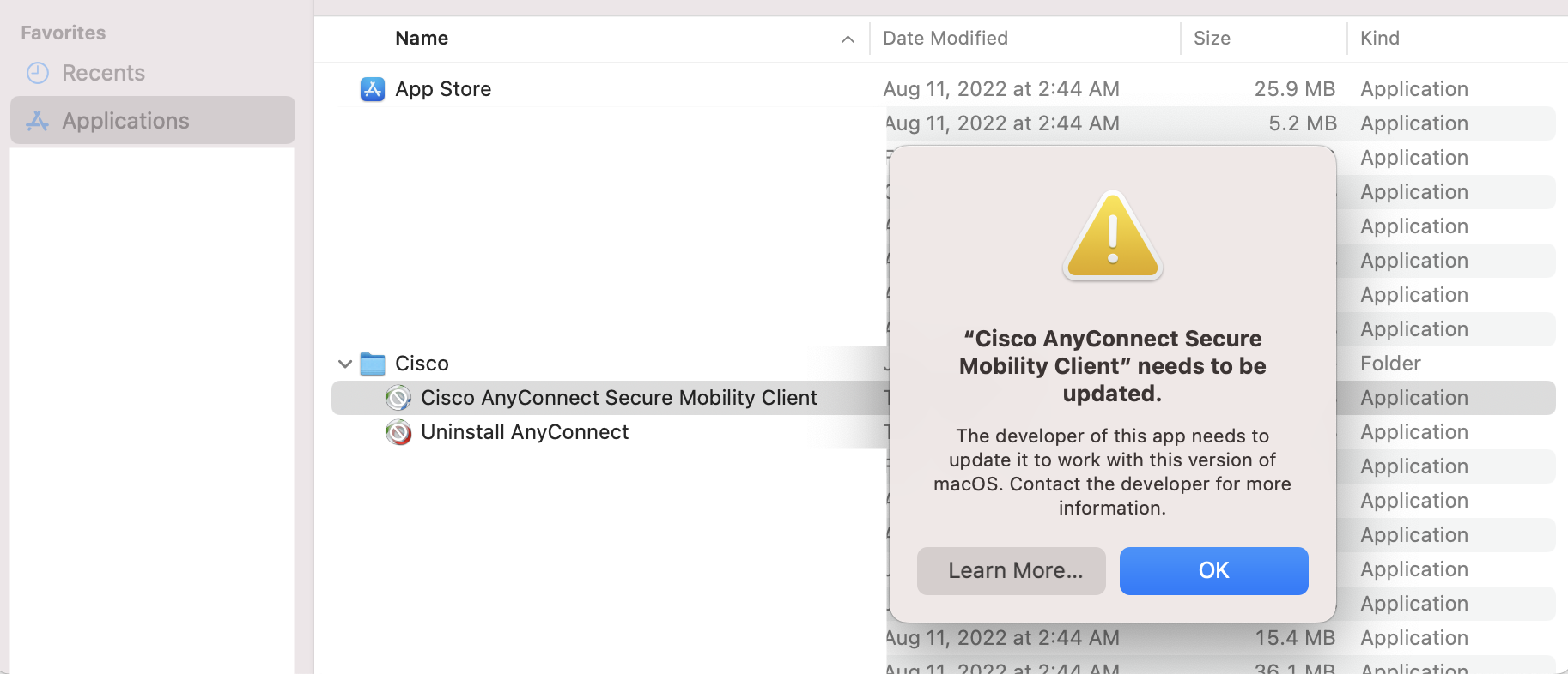 AnyConnect 4.5.04029 Mac System Extension Blocked Cisco Community