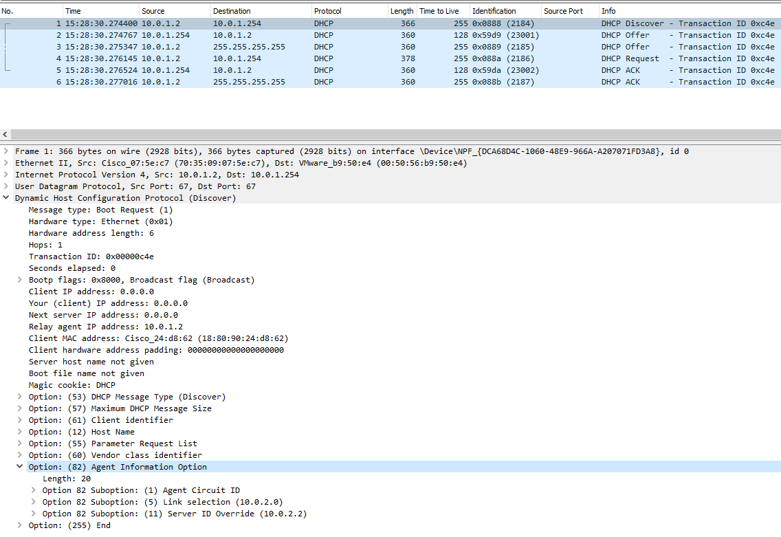 DHCP helper config for VRF with DHCP server on the Global VRF - Cisco ...