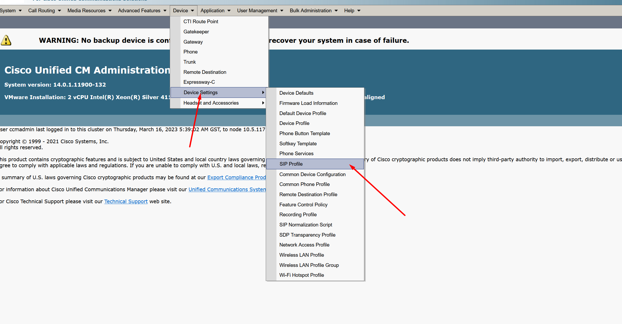 Solved: CUCM Upgrade Question With SIP Profiles - Cisco Community