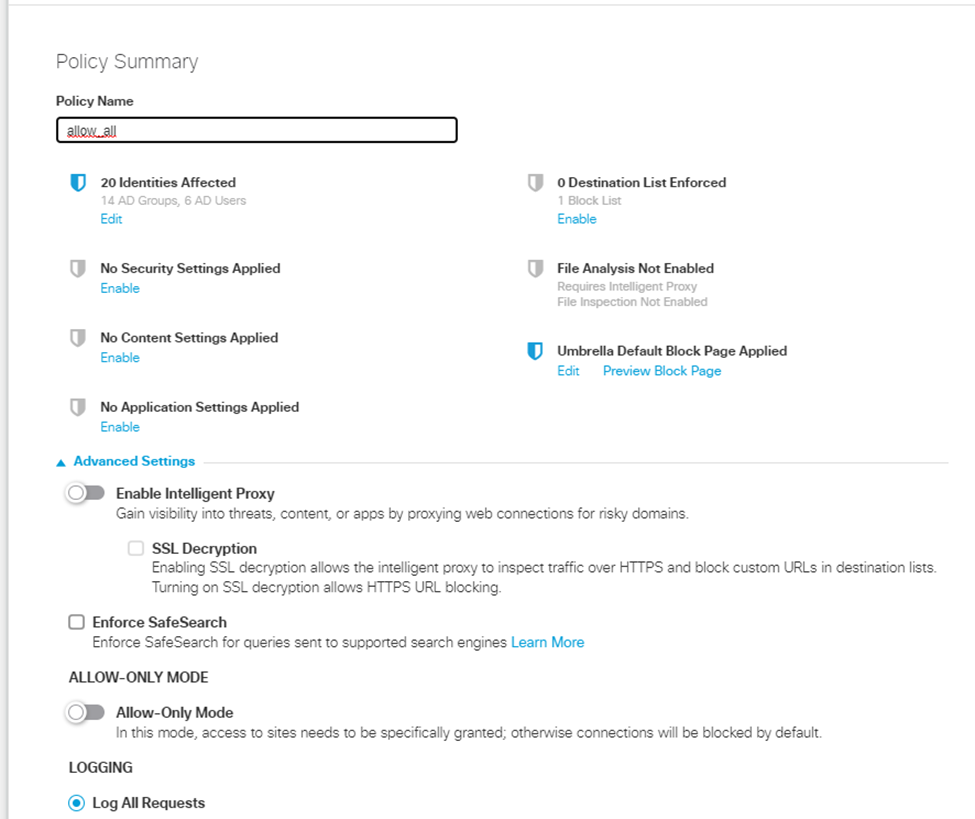 Cisco Umbrella denying acess to Social Media - Cisco Community