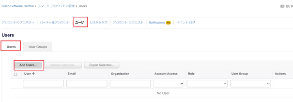スマートアカウント(SA)のユーザー追加手順 - Cisco Community スマートアカウント(SA)のユーザー追加手順 - Cisco Community
