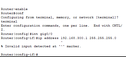 Invalid input detected at '^' marker - Cisco Community